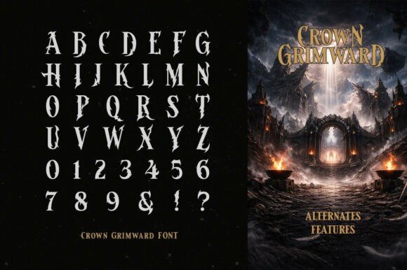 Crown Grimward Font - Preview 6