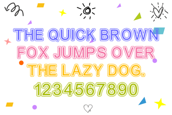 Cute Blink Font - Preview 3