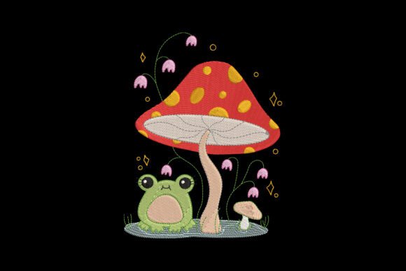 Cute Frog Mushroom