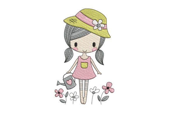 Cute Girl Gardener