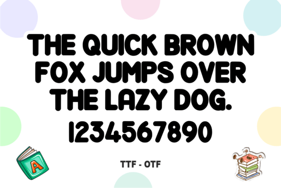 Days of School Font PNG with transparent background - Preview 3