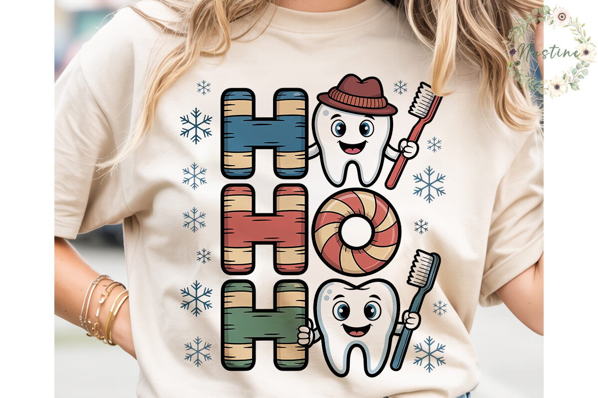 Dental Christmas Ho Ho Ho PNG Clipart - photo 2