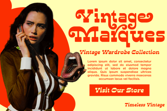 Dhefani Vintage Font - Preview 3