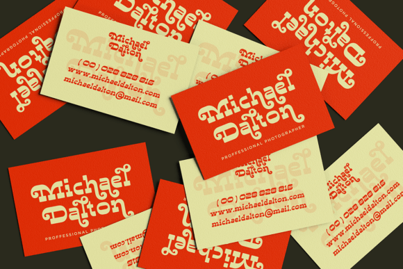 Dhefani Vintage Font - Preview 5
