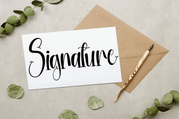 Fairy Silhouette Font - Preview 2
