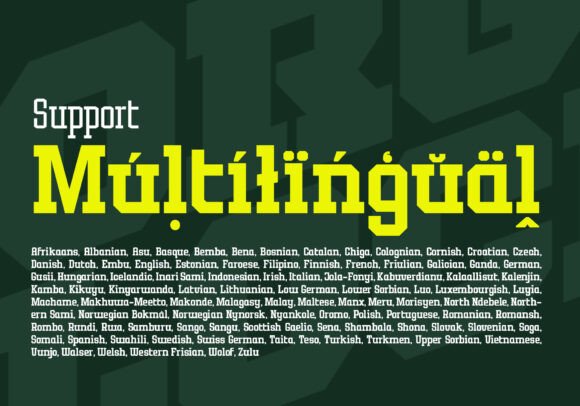 Forge Block Font - Preview 6