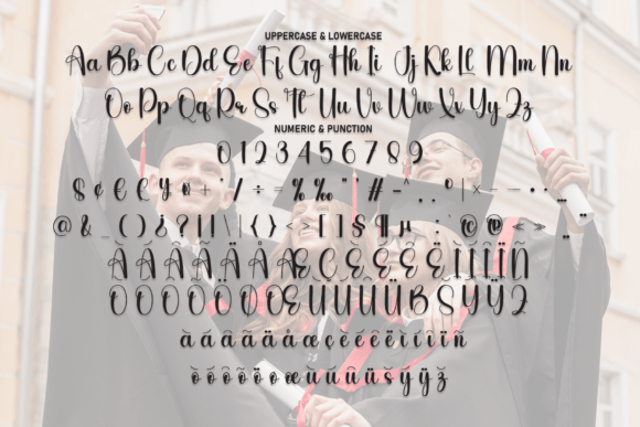 Graduation Font - Preview 6