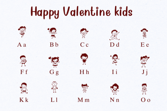 Happy Valentine Kids Font - Preview 1