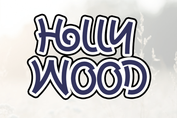 Holiday Snows Font PNG with transparent background - Preview 2