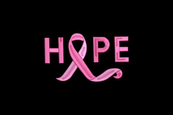 Hope Ribbon Breast Cancer Awareness