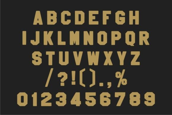 Jersey School Font font preview - 4