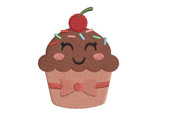 Kawaii Chocolate Cupcake