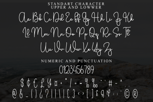 Maddisone Alphabet Font font preview - 4