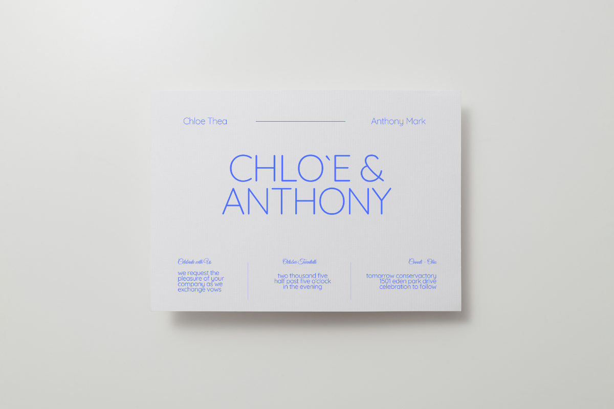 Minimalistic Wedding Invites Template