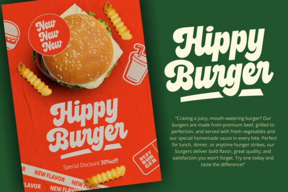 Mister Flavor Font PNG with transparent background - Preview 5