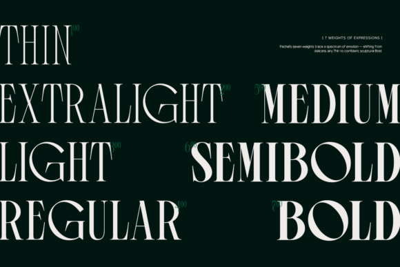 Pachel Font PNG with transparent background - Preview 1