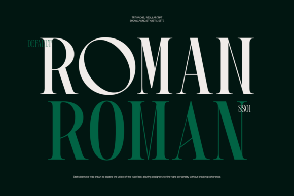 Pachel Font PNG with transparent background - Preview 6