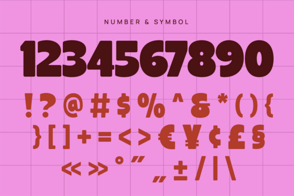 Poris Font PNG with transparent background - Preview 3