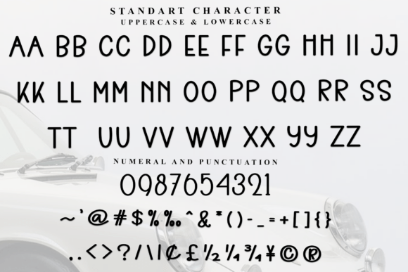 Product Font font preview - 3