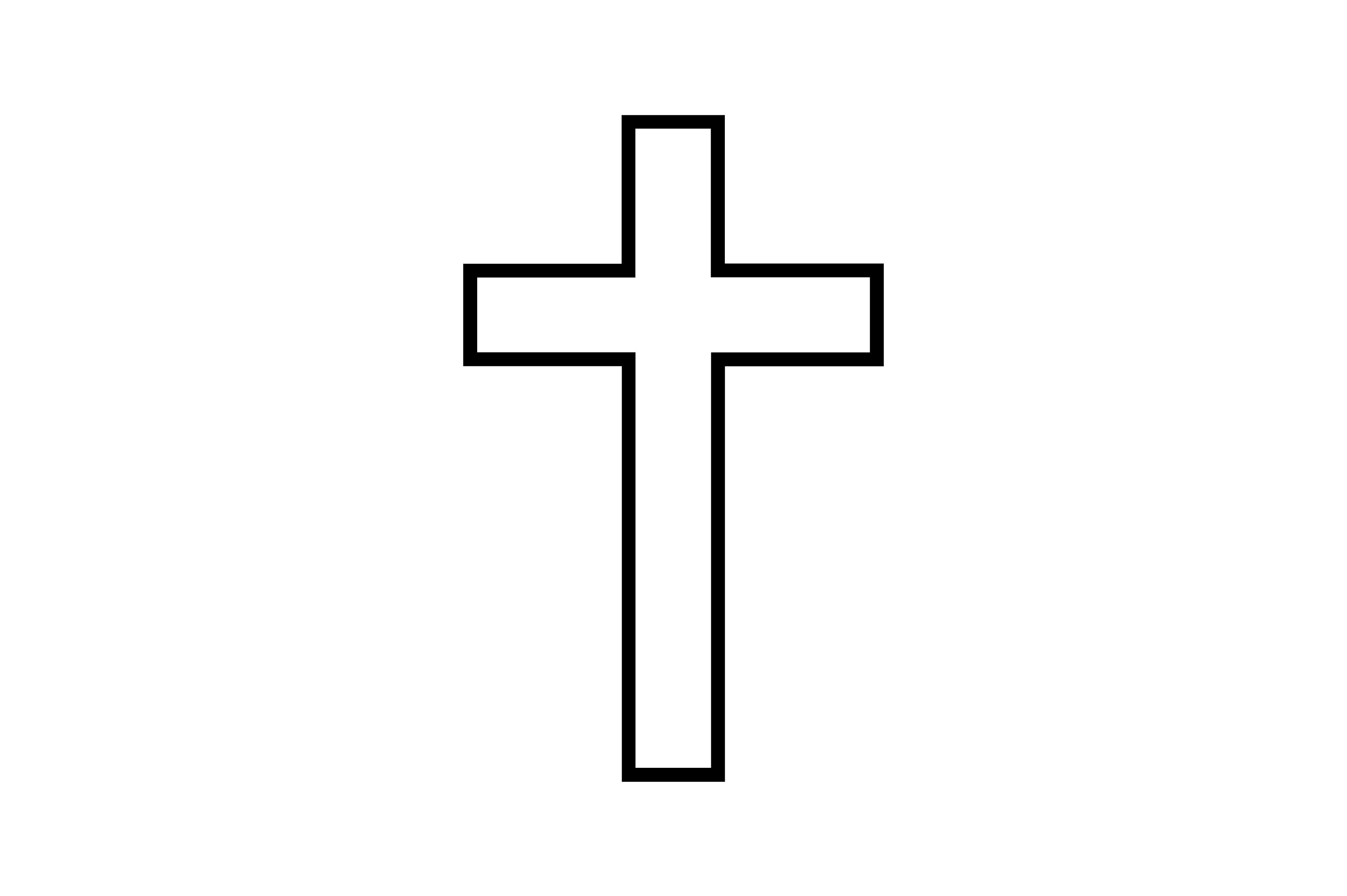 Simple Christian Cross Svg