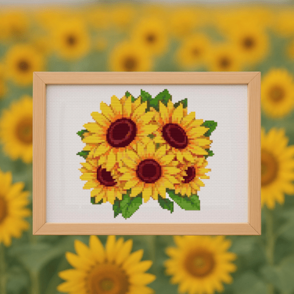 🌻Sunflower Bouquet Cross Stitch Pattern