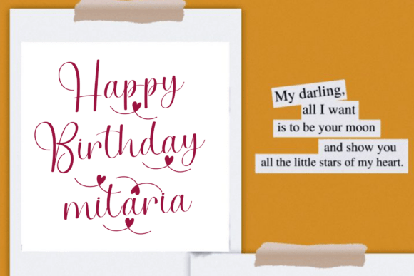 Brilliant Calligraph Font - Preview 1