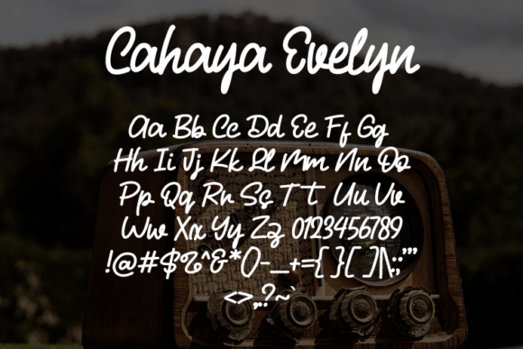 Cahaya Evelyn Font - Preview 1