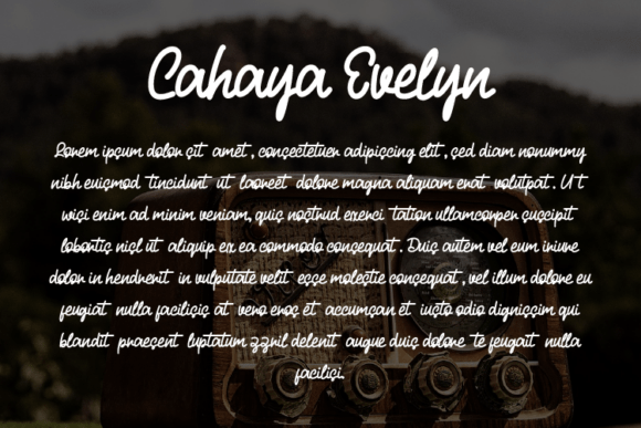Cahaya Evelyn Font - Preview 2