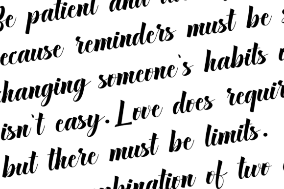 Dailylove Font PNG with transparent background - Preview 2