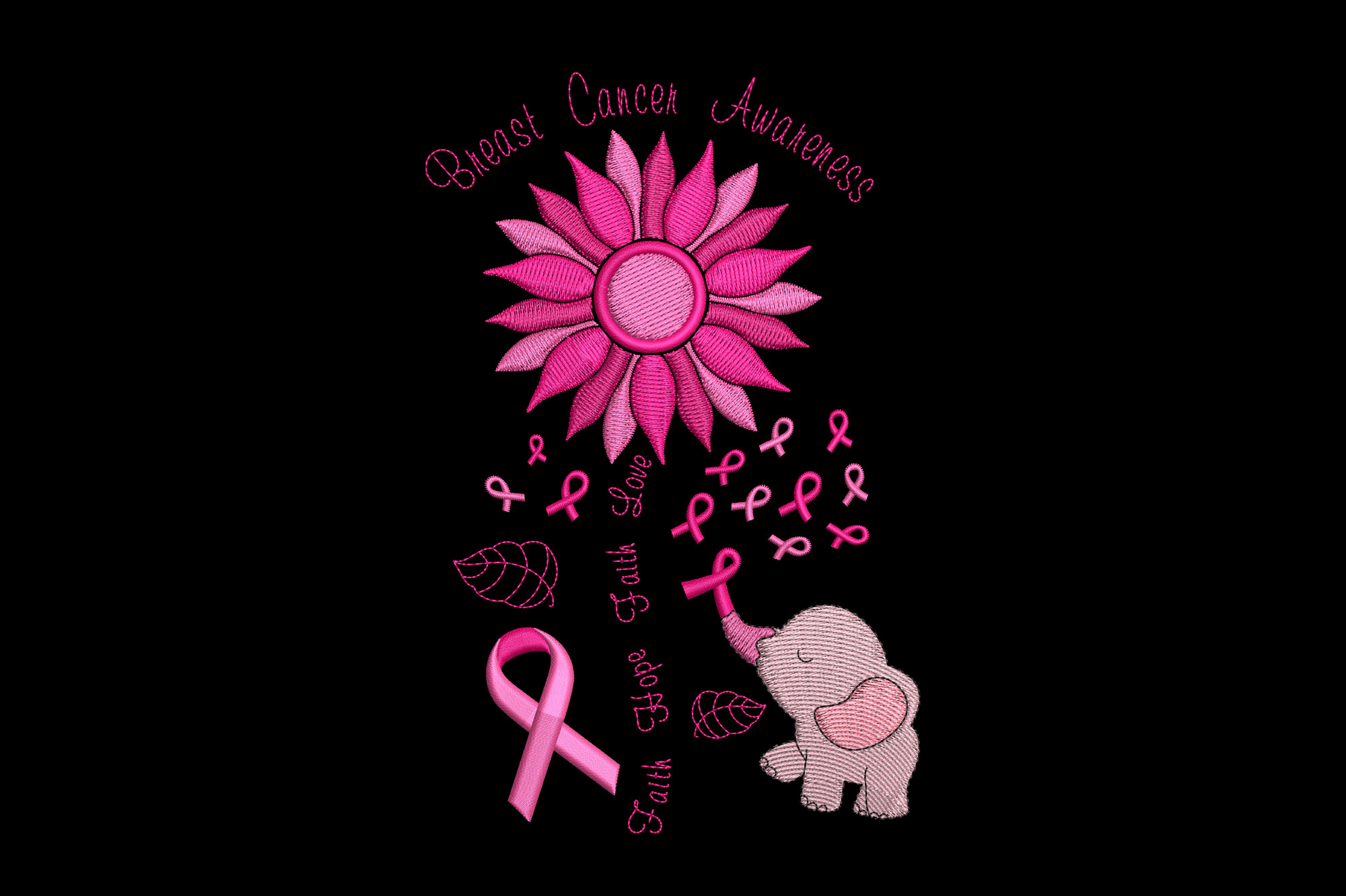 Faith Hope Love Breast Cancer Awareness
