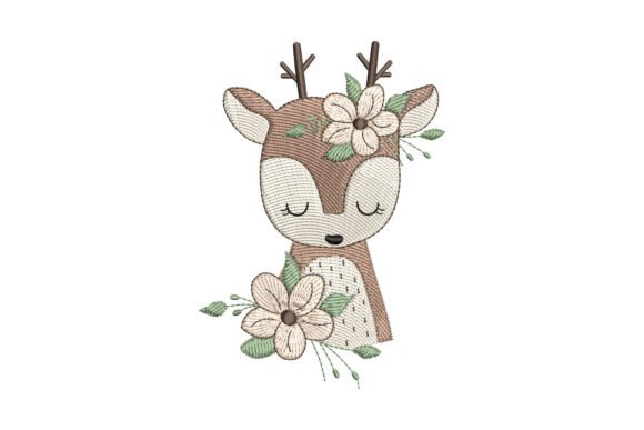Floral Deer