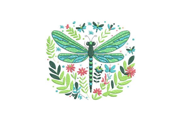 Floral Dragonfly