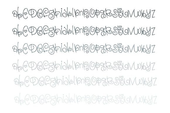 Greatest Girlfriend Font PNG with transparent background - Preview 4