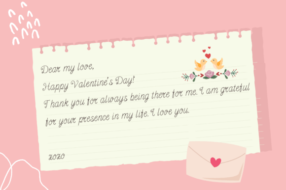Heart Whisper Font PNG with transparent background - Preview 1
