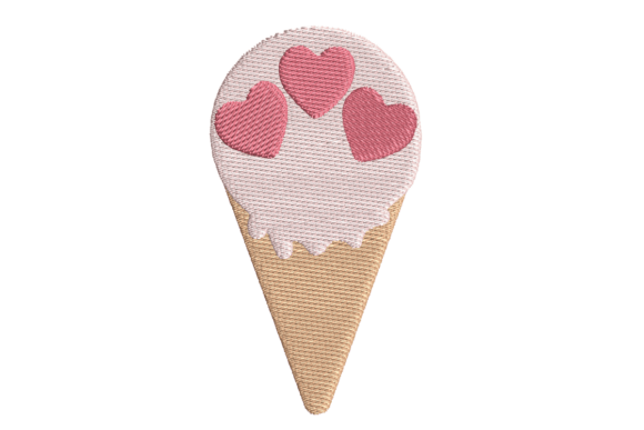 Heart-Topped Ice Cream Cone
