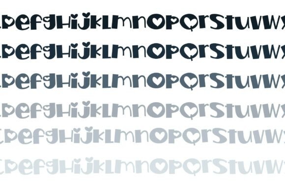 Jelly Romance Font PNG with transparent background - Preview 4