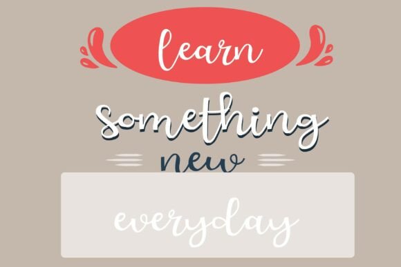Love Branch Font PNG with transparent background - Preview 5