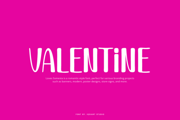Loves Somesta Font PNG with transparent background - Preview 1
