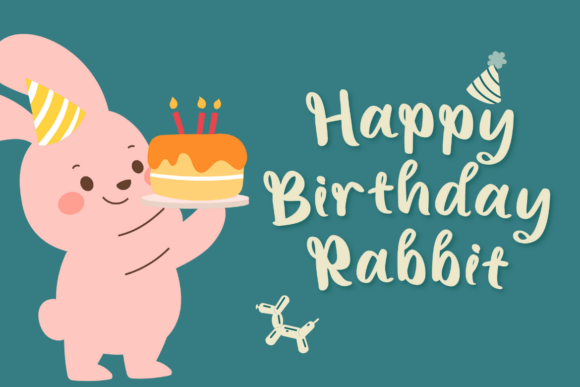 Lunyhop Font PNG with transparent background - Preview 4