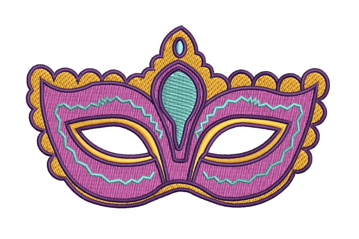 Mardi Gras Festive Mask