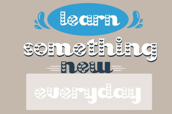 Meringue Loves Font PNG with transparent background - Preview 5