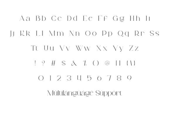 Nona Galene Font PNG with transparent background - Preview 3