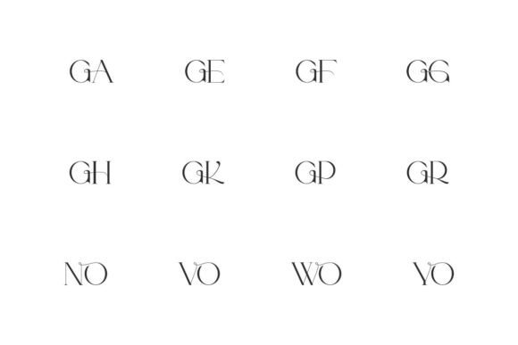 Nona Galene Font PNG with transparent background - Preview 6