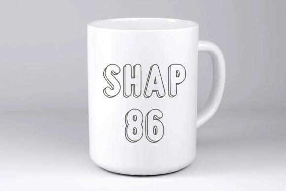 Outline Artwork Font PNG with transparent background - Preview 1