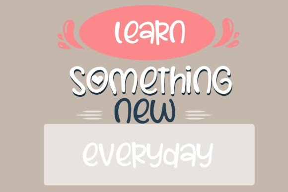 Overenamored Font PNG with transparent background - Preview 5