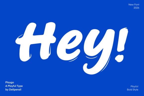 Play Go  Font PNG with transparent background - Preview 2