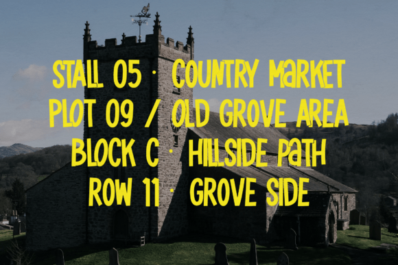 Ramveno Font PNG with transparent background - Preview 4