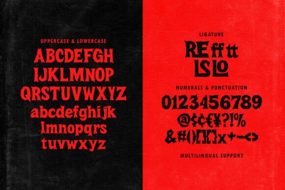 Reilsow Meltica Font PNG with transparent background - Preview 4