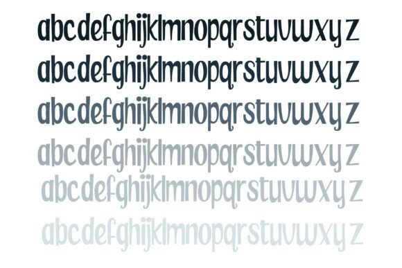 Saint Valentines Font PNG with transparent background - Preview 4