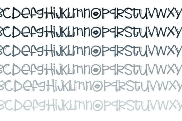 Smooze Font PNG with transparent background - Preview 5